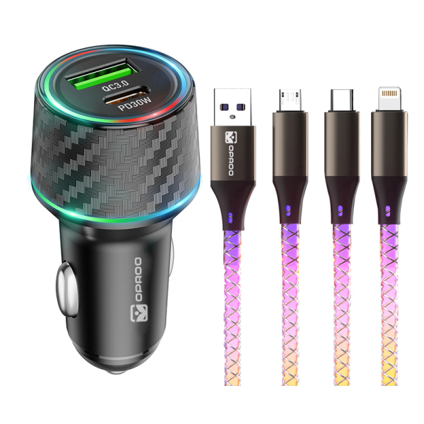 PHONE ACCESORIES/Car chargers with cable set